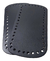 2 Fundos Bolsa Couro Legitimo Crochê Macramê 22,8cmx11,4cm - loja online