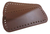 2 Fundos Bolsa Couro Legitimo Crochê Macramê 22,8cmx11,4cm