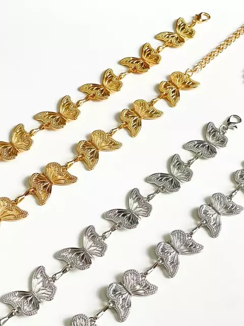 Cinto Feminino de Corrente Borboleta