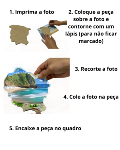 Mapa do Brasil Personalizado para marcar viagens - comprar online
