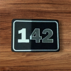 Placa de Número para Apartamento ou Sala – Personalização com elegância e praticidade! - Ateliê Anart's
