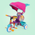 Triciclo disney princesas - comprar online