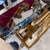 FACA FORJADA EM INOX INTEGRAL – DORSO ENTALHADO – SUPORTE COM TRIDENTE E GARFOS - loja online