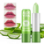 Batom hidratante de aloe vera, bálsamo labial que muda de cor, duradouro, nutritivo, cuidados com os lábios, anti-secagem, esfoliante na internet