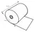 Rollo Térmico Sencillo PCM T8070S, 50, Color blanco - comprar en línea