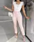 Calça Feminina de cintura alta, com cordões - TULI