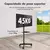 Suporte Universal T para Monitor e TV – Design Moderno, Estável e Ergonômico | Ideal para Racks, Mesas e Painéis – Cor Preta na internet