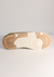 Tenis Feminino Vizzano Casual Flatform Detalhe Metalizado - Off White/Bege/Marrom - Shoe Store