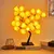 Luminária Árvore LED Rosa USB – Luz Noturna Decorativa para Quarto - Trendnix