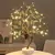 Luminária Árvore LED Rosa USB – Luz Noturna Decorativa para Quarto