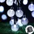Luzes de Cordão LED Solar com Globo de Cristal – À Prova d’Água - Trendnix