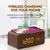 Despertador Digital LED – Controle de Som, Carregamento Sem Fio Tipo-C - comprar online