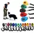 Clicker de treinamento para cães, treinador de clique para cães e gatos, vários estilos, pulseira ajustável, chaveiro com som, repelente de cães, produto para animais de estimação - PetNaRede Store
