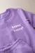 Conjunto Moletom Peluciado - VIOLETA - Baby Leo