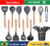 Kit Premium 12 Peças de Utensílios em Silicone – Antiferrugem, Resistente e Livre de BPA! - comprar online