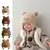 Imagem do Mantenha Seu Bebê Quentinho e Encantador: Touca de Lã com Orelhinhas de Urso – Proteção e Fofura para os Dias Frios!