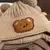 Mantenha Seu Bebê Quentinho e Encantador: Touca de Lã com Orelhinhas de Urso – Proteção e Fofura para os Dias Frios! - HitShop