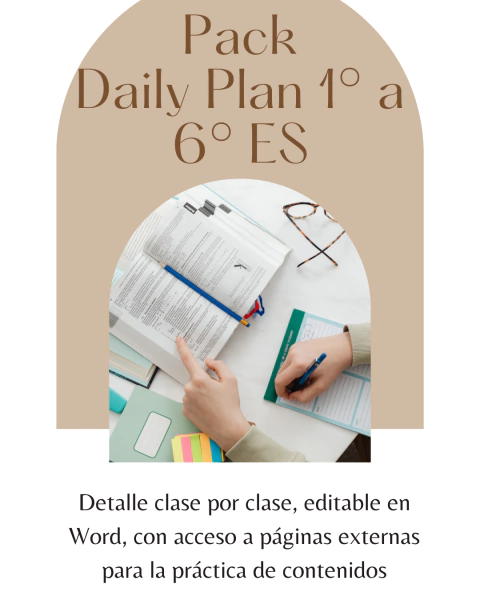 PACK PLANIFICACIONES DIARIAS DE 1° A 6°