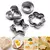 3/12 peças conjunto de aço inoxidável biscoito diy molde estrela coração re - comprar online