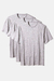 Pack com 3 Camisetas Básica Media Algodão Cinza - comprar online