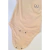 Conjunto Body manga Curta e Bermuda Liso | Bege - loja online