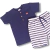 Conjunto Camiseta e Bemuda Moletinho| Azul Marinho - comprar online