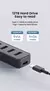 Hub USB 3.0/2.0 de 4 Portas – Expansor de Alta Velocidade Tipo C para Computadores e Acessórios - loja online