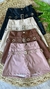 Short saia cinto -520 - couro - comprar online