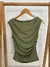 TOP SIN MANGA DRAPEADO *MODAL SOFT GAMUZADO* - Showroom Valencia 