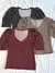 REMERA V MANGA TABLAS *MODAL SOFT RAYADO*