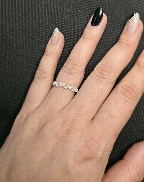 ANEL AURORA BRANCA | PRATA 925 - comprar online