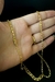 Corrente Veneziana 3mm Fecho Bomba 11g (70cm) - Banhada A Ouro 18k - loja online