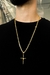 Corrente Cadeado 3,5mm Com Fecho Bomba 16,3g(70cm) - Banhada A Ouro 18k - Robru