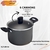 CALDEIRAO ENJOY C/ TP VIDRO ANTIADERENTE COR CINZA 4,2 LTS - loja online