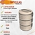 Kit Garrafa Térmica Madri 950 ML 100% Inox Café e Organizador Marmita Térmico 1,5L microondas geladeira Fitness Viagem - loja online