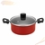Panela Caçarola Enjoy 26cm c/ TP Vidro Antiaderente Cor Vermelho - comprar online