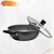 Panela Wok Colore 24cm Tampa de Vidro e Alça AA Cor Bege, Cinza e Vermelho - comprar online
