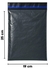 19x25 - Envelope Plástico de Segurança cinza/preto ECOSUPER - Com Lacre - loja online