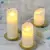 Suporte de Vela em Pedestal para Velas de Cera, Spa e Festas - loja online
