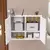 Prateleira de Parede Dupla Sem Perfuração – Suporte para TV, Roteador, Wi-Fi e Caixa de Armazenamento – Ideal para Sala de Estar - Casa e Decoração | Domu Shop