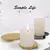 Suporte de Vela em Pedestal para Velas de Cera, Spa e Festas - loja online