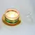 Suporte de Vela em Pedestal para Velas de Cera, Spa e Festas