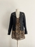 Vestido animal print con volados NUEVO BERSHKA Talle S