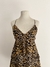 Vestido animal print con volados NUEVO BERSHKA Talle S - comprar online