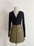 Falda ecocuero verde oliva NUEVA Stradivarius Talle S - comprar online