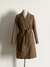 Tapado Camel Clásico Stradivarius NUEVO Talle S