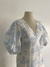 Vestido floral con mangas abullonadas H&M NUEVO Talle S (Tiene detalle en la manga) - tienda online