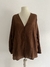 Blusa oversized Boho Chic Chocolate ZARA Talle L/XL en internet