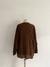 Blusa oversized Boho Chic Chocolate ZARA Talle L/XL - tienda online