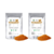 2x Cúrcuma em pó 500g, Raiz e Sabor Tempero Natural